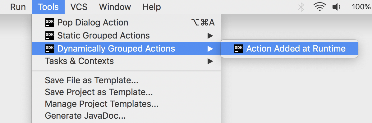 Dynamic Action Group Dynamic Action Group